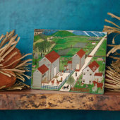 Plaque Photo Ferme de la vallée du Mahatango, fin 19e siècle (Côté)