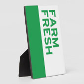 Plaque Photo Ferme fraîche (Côté)