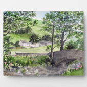 Plaque Photo Ferme près de Thirlmere, Lake District, Angleterre (Devant)