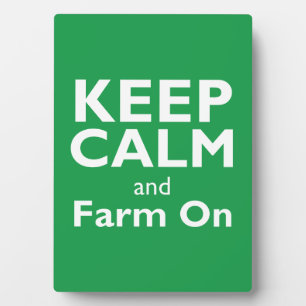 Plaque Photo Ferme sur