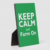 Plaque Photo Ferme sur (Côté)