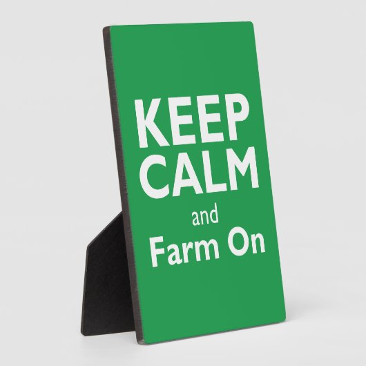 Plaque Photo Ferme sur (Côté)