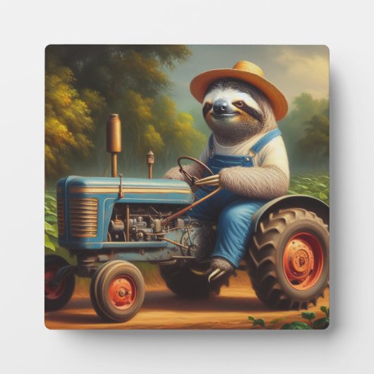 Plaque Photo Fermier de Sloth (Devant)