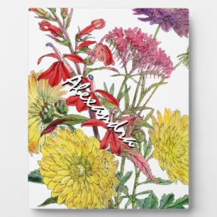 Plaque Photo Festive Sring Floral Cadfts