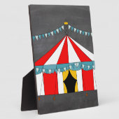 Plaque Photo Fête de cirque et cadeaux de tente (Côté)