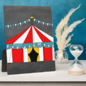 Plaque Photo Fête de cirque et cadeaux de tente (Côté)