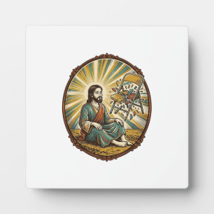 Plaque Photo Fête de Jésus Chaise Pliante Cassée Maladresse Gro