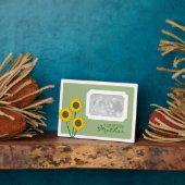 Plaque Photo Fête des mères Fleurs de soleil (Côté)