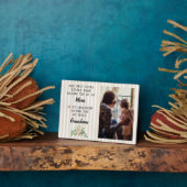 Plaque Photo Fête des mères Grand-mère Cadeau photo (Côté)