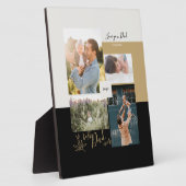 Plaque Photo Fête des pères cadeau Meilleur papa Jamais Photo C (Côté)