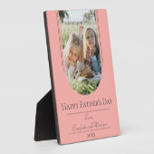 Plaque Photo Fête des pères photo de cadre d'arc moderne | Cora (Côté)