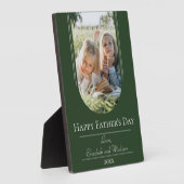 Plaque Photo Fête des pères photo de cadre d'arc moderne | Emer (Côté)