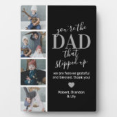 Plaque photo fête des pères Stepdad (Devant)