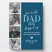 Plaque Photo Fête des pères Stepdad Photo (Devant)