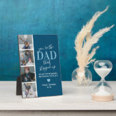 Plaque Photo Fête des pères Stepdad Photo (Côté)