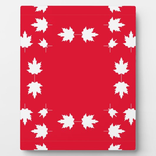 Plaque Photo fête du canada (Devant)