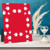 Plaque Photo fête du canada (Côté)