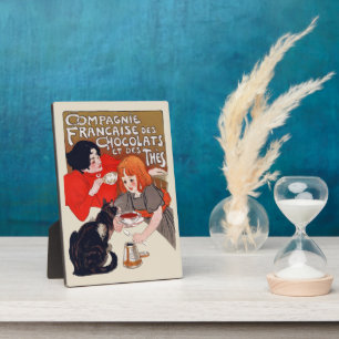 Plaque Photo Fête du Chocolat Français Steinlen Art