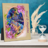 Plaque Photo Fête du couple. (Côté)