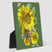 Plaque Photo fête du tournesol (Côté)