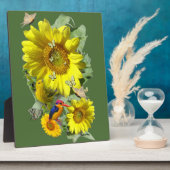 Plaque Photo fête du tournesol (Côté)