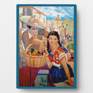 Plaque Photo "Fête vintage de Mexico City"