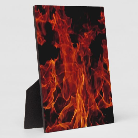 Plaque Photo Feu (Côté)