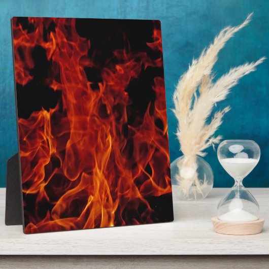 Plaque Photo Feu (Côté)