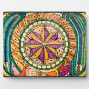 Plaque Photo Feu bengali   Adolf Wolfli  