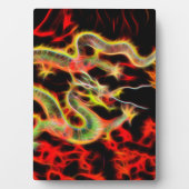 Plaque Photo Feu de dragon sur Lucky Energy (Devant)