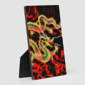 Plaque Photo Feu de dragon sur Lucky Energy (Côté)