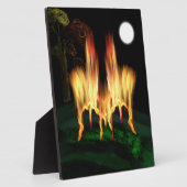 Plaque Photo Feu d'incendie (Côté)