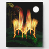 Plaque Photo Feu d'incendie (Devant)