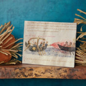 Plaque Photo Feu grec (vellum) (Côté)