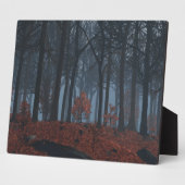 Plaque photo Feuille d'hiver (Côté)