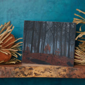 Plaque photo Feuille d'hiver (Côté)