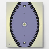 Plaque Photo Feuille violette (Devant)