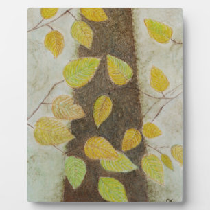 Plaque Photo Feuilles hêtre