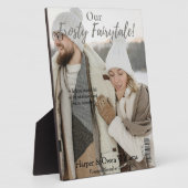 Plaque Photo Fiançailles de couverture du Magazine Christmas (Côté)