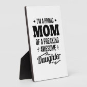 Plaque Photo Fier Maman D'Une Fille Impressionnante (Côté)