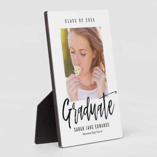 Plaque photo fièrement brossée (Côté)