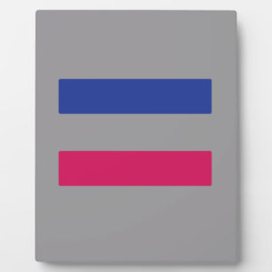 PLAQUE PHOTO FIERTE ANDROGYNE