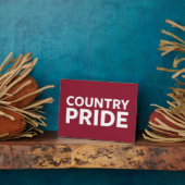 Plaque Photo Fierté du pays (Côté)