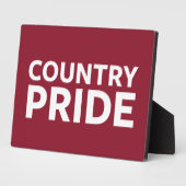 Plaque Photo Fierté du pays (Côté)