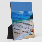 Plaque Photo Fièvre de la mer par : John Masefield (Côté)