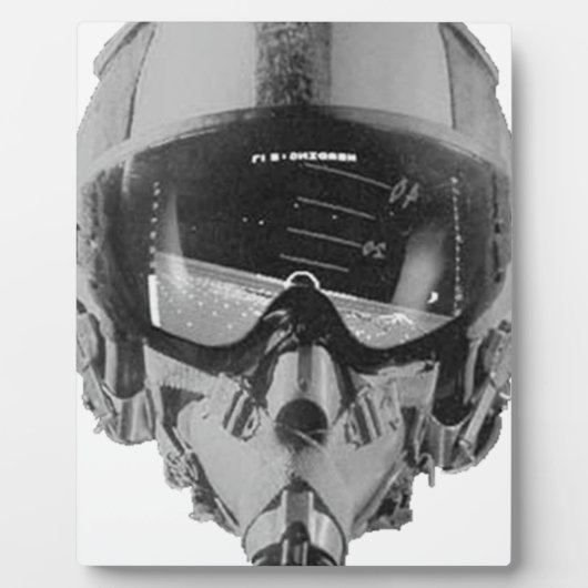 Plaque Photo Fighter Pilot Helmet and Altimeter (Devant)