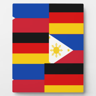 PLAQUE PHOTO FILIPINO-ALLEMAND