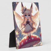 Plaque Photo Fille Anime Pixie Hippie Lune Fée (Côté)