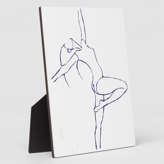 Plaque Photo Fille dansante (Côté)