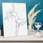 Plaque Photo Fille dansante (Côté)